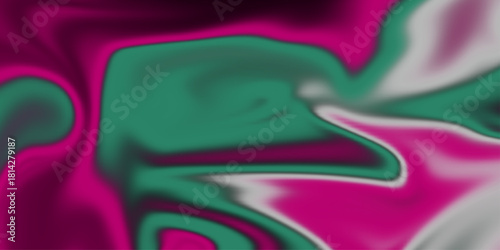 Abstract background of colorful liquid liner. Abstract texture of liquid acrylic. digitally drawn smoke with colorful style. Seamless smoke pattern. Abstract purple green marble patterned texture .