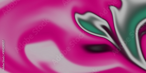 Abstract background of colorful liquid liner. Abstract texture of liquid acrylic. digitally drawn smoke with colorful style. Seamless smoke pattern. Abstract purple green marble patterned texture .