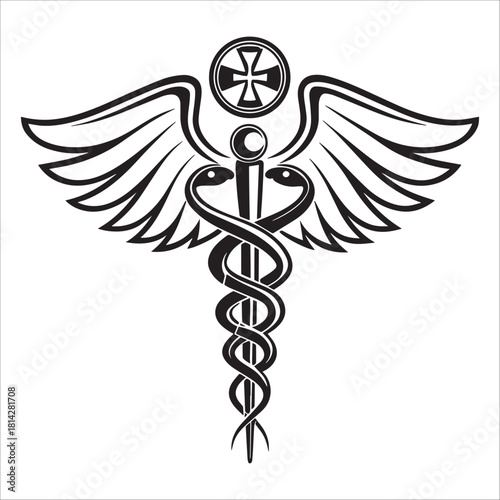 Caduceus Symbol Of Medicine And Healing