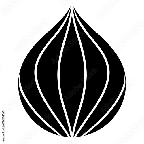 vector illustration of an abstract leaf