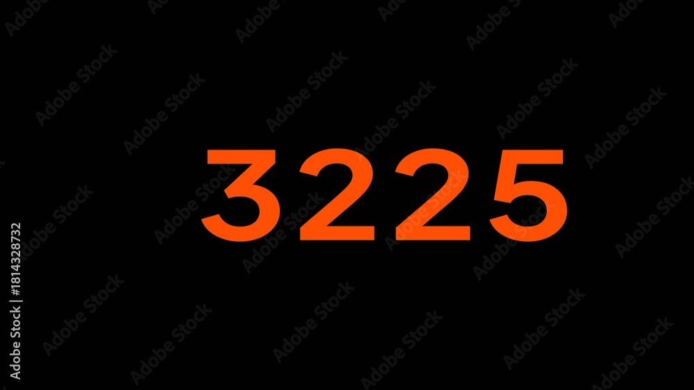 Obraz premium Counting mathematics number. Counting text number illustration. Business dollar count number.
