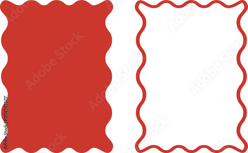 Hand drawn ink vintage frames. Stamp or letter mark inspired frames for greeting cards, wedding and birthday party, picnic invitations. Minimalist coquette vector borders. 