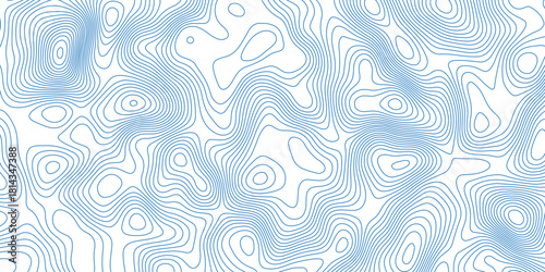 Abstract Modern design with White background with topographic wavy pattern design. Geographic abstract grid. Geographic curved, vector illustration.	
