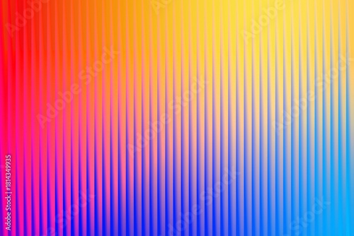 Vibrant vertical ribbed background with smooth color gradient transition