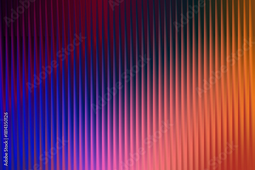 Abstract background with vertical corrugated texture and vibrant gradient