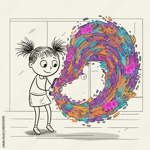 child is overloaded with information flow