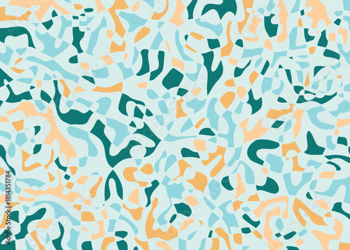 Abstract liquid terrazzo art pattern background. Vector illustration art backdrop