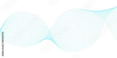 Abstract wave pattern design vector illustration of a colorful 3D spring spiral sphere