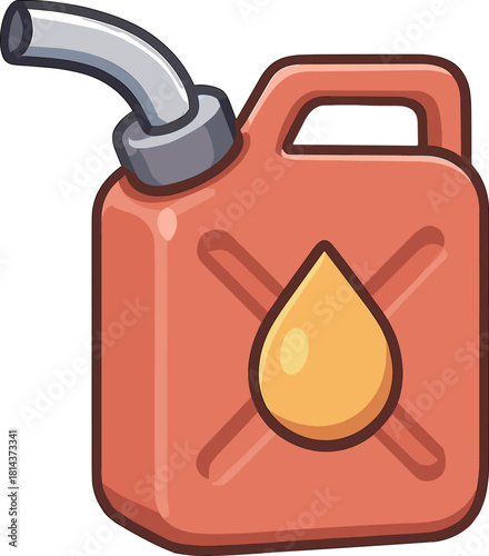 燃料ポリタンクのイラスト