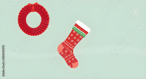 vector christmas socks background, eps socks winter design, svg socks holiday background, editable socks vector backdrop, scalable socks christmas pattern, flat design socks holiday, outlined socks ve
