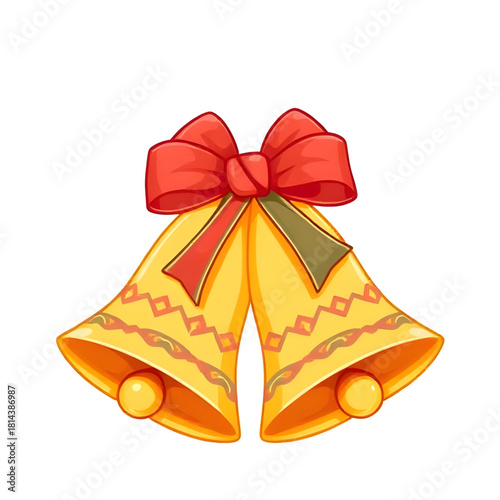 christmas, bells, jingle, chime, golden, bright, merry, festive, glitter, shine, decoration, ornament, holly, red, green, snow, winter, ribbon, charm, celebration, joy, seasonal, classic, warm, glowin