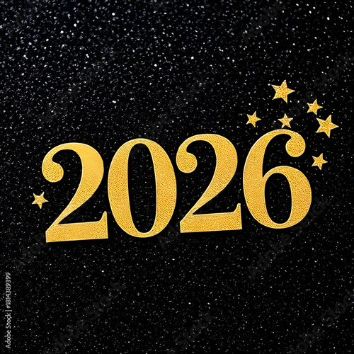 2026, golden, happy, new, year, festive, modern, premium, elegant, luxury, shiny, glow, illumination, glitter, sparkle, goldleaf, design, branding, lettering, typography, stylish, beautiful, classic, 