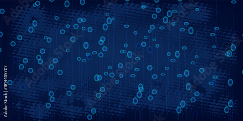 Abstract dot white blue pattern gradient texture technology background.