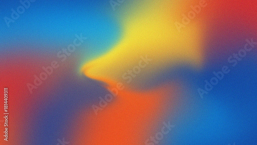 An abstract colorful background featuring vibrant gradients of red orange yellow and blue hues blending seamlessly