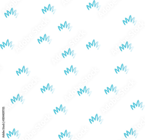 Many wonderful snowflakes