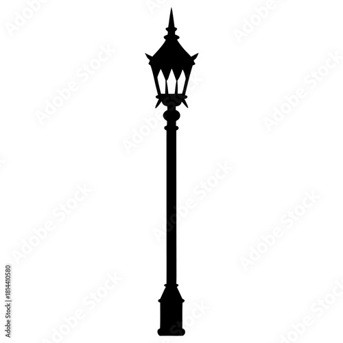 street lamp vector