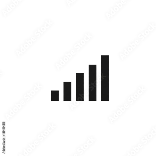 Strong signal strength graphic for modern telecom, wireless, or internet concepts, indicating successful connection and reliable communication in a sleek, minimalist design Free Download Strong signal strength graphic for modern telecom, wireless, or internet concepts, indicating successful connection and reliable communication in a sleek, minimalist design - GFXLoad