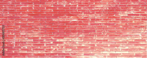 Red Brick Wall Background.