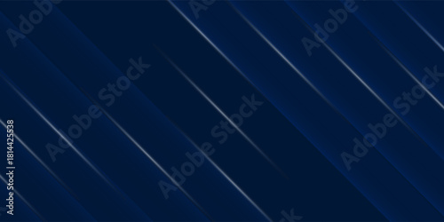 Dark blue background with abstract glowing lines graphic elements. Modern simple texture design. Futuristic technology concept. Suit for poster, cover, banner, brochure, flyer. Vector illustration