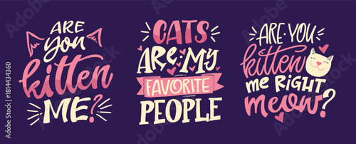 Funny hand drawn doodle lettering quote about pet lovers. Lettering for t-shirt design, mug print, bag print, clothes fashion. 100% hand drawn vector image.