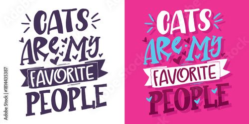 Funny hand drawn doodle lettering quote about pet lovers. Lettering for t-shirt design, mug print, bag print, clothes fashion. 100% hand drawn vector image.