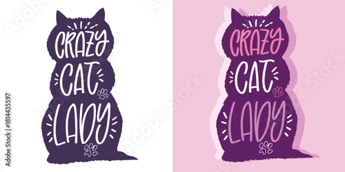 Funny hand drawn doodle lettering quote about pet lovers. Lettering for t-shirt design, mug print, bag print, clothes fashion. 100% hand drawn vector image.