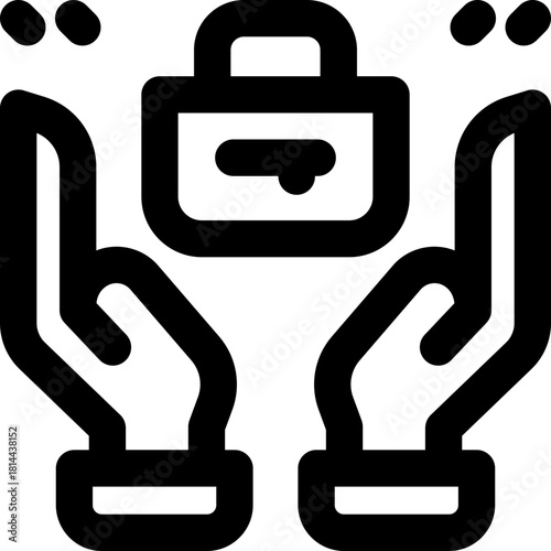 opportunity line icon. Clean and minimalist vector icon for websites, mobile apps, presentations, and logos. Fully scalable and customizable for any project.