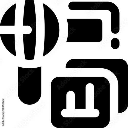 worldwide glyph icon. Strong and solid vector icon for websites, mobile interfaces, presentations, and visual branding. High quality and easy to edit.