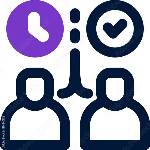 role duotone icon. Sleek and modern vector icon for websites, mobile apps, marketing materials, and corporate design. Fully scalable and ready to use.