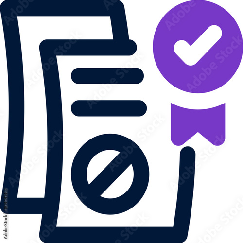 sealed duotone icon. Sleek and modern vector icon for websites, mobile apps, marketing materials, and corporate design. Fully scalable and ready to use.