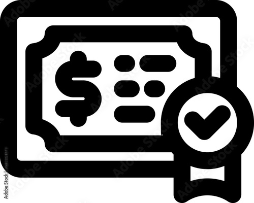 diploma line icon. Clean and minimalist vector icon for websites, mobile apps, presentations, and logos. Fully scalable and customizable for any project.