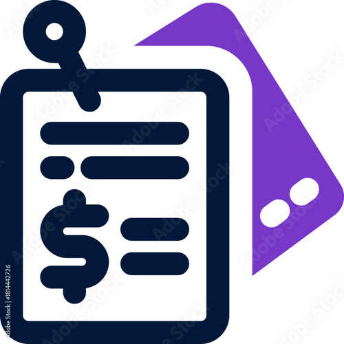 note duotone icon. Sleek and modern vector icon for websites, mobile apps, marketing materials, and corporate design. Fully scalable and ready to use.