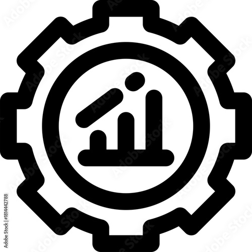 management line icon. Clean and minimalist vector icon for websites, mobile apps, presentations, and logos. Fully scalable and customizable for any project.