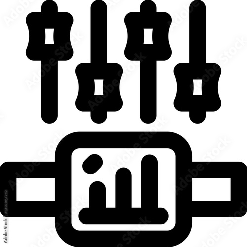 control line icon. Clean and minimalist vector icon for websites, mobile apps, presentations, and logos. Fully scalable and customizable for any project.