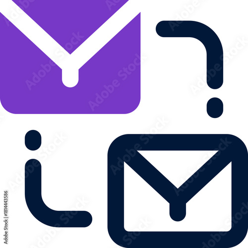 email duotone icon. Sleek and modern vector icon for websites, mobile apps, marketing materials, and corporate design. Fully scalable and ready to use.