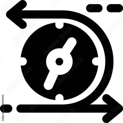 agile glyph icon. Strong and solid vector icon for websites, mobile interfaces, presentations, and visual branding. High quality and easy to edit.