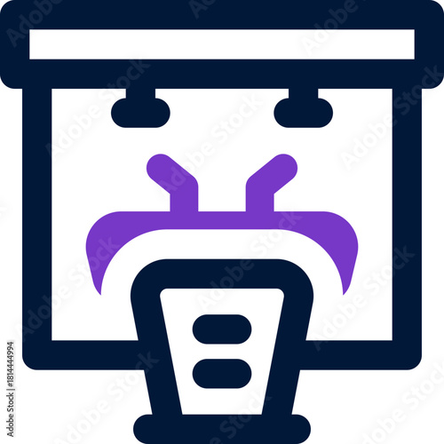 stage duotone icon. Sleek and modern vector icon for websites, mobile apps, marketing materials, and corporate design. Fully scalable and ready to use.