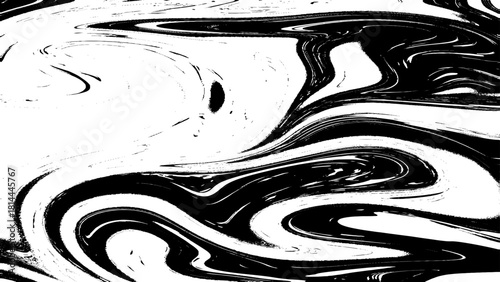 Marble texture seamless background. Abstract black and white pattern for floor ,stone, wall, wrapping paper. Textile seamless pattern, business cover background. Ebru aqua ink painting on water.