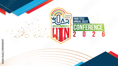 Roar N Win Annual Sales Conference 2026 banner Design