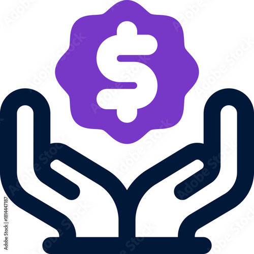 benefits duotone icon. Sleek and modern vector icon for websites, mobile apps, marketing materials, and corporate design. Fully scalable and ready to use.