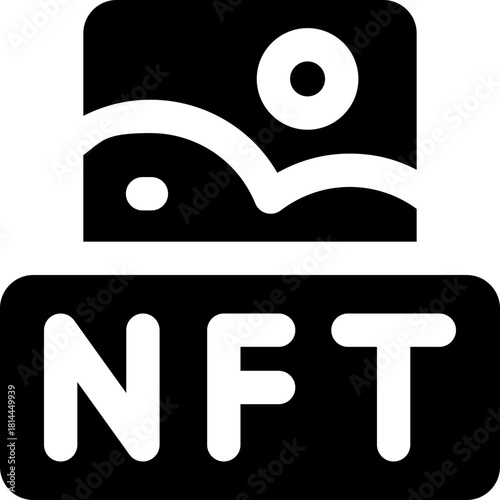 digital art glyph icon. Strong and solid vector icon for websites, mobile interfaces, presentations, and visual branding. High quality and easy to edit.