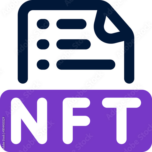 metadata duotone icon. Sleek and modern vector icon for websites, mobile apps, marketing materials, and corporate design. Fully scalable and ready to use.