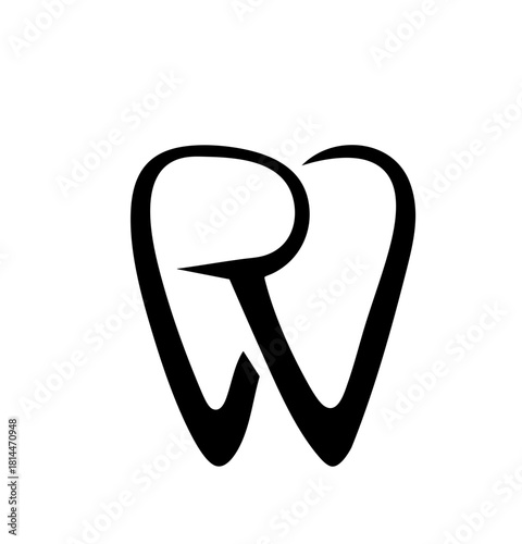 R tooth logo