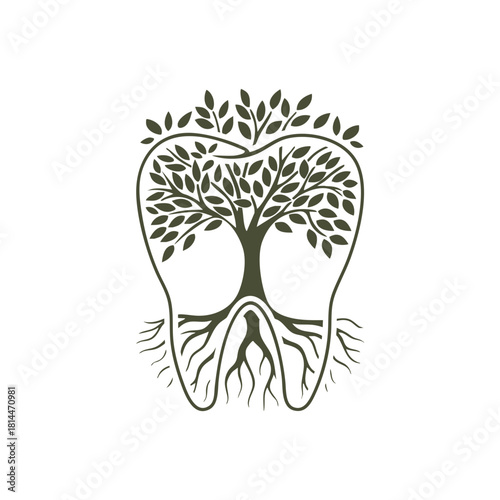 Tooth tree logo