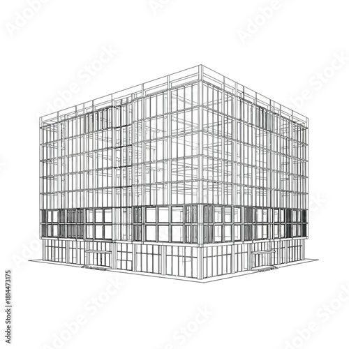 black and white building outline architectural design clip art preview