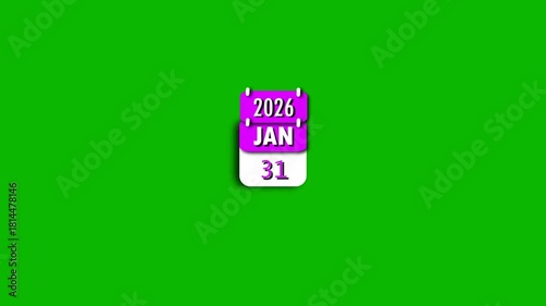 Professional calendar design for 31 January, and Clean minimal layout perfect for office planning, business scheduling, 
