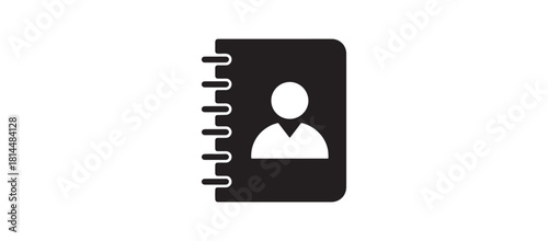 Minimal Contact Book and User Profile Icon