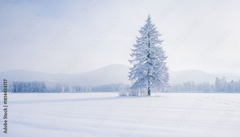 Fototapeta premium snow covered trees