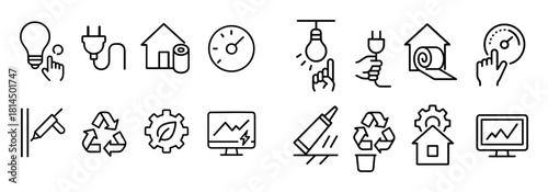 Minimalist Energy Icons