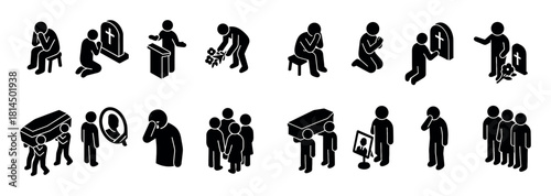 Funeral Ceremony Icons